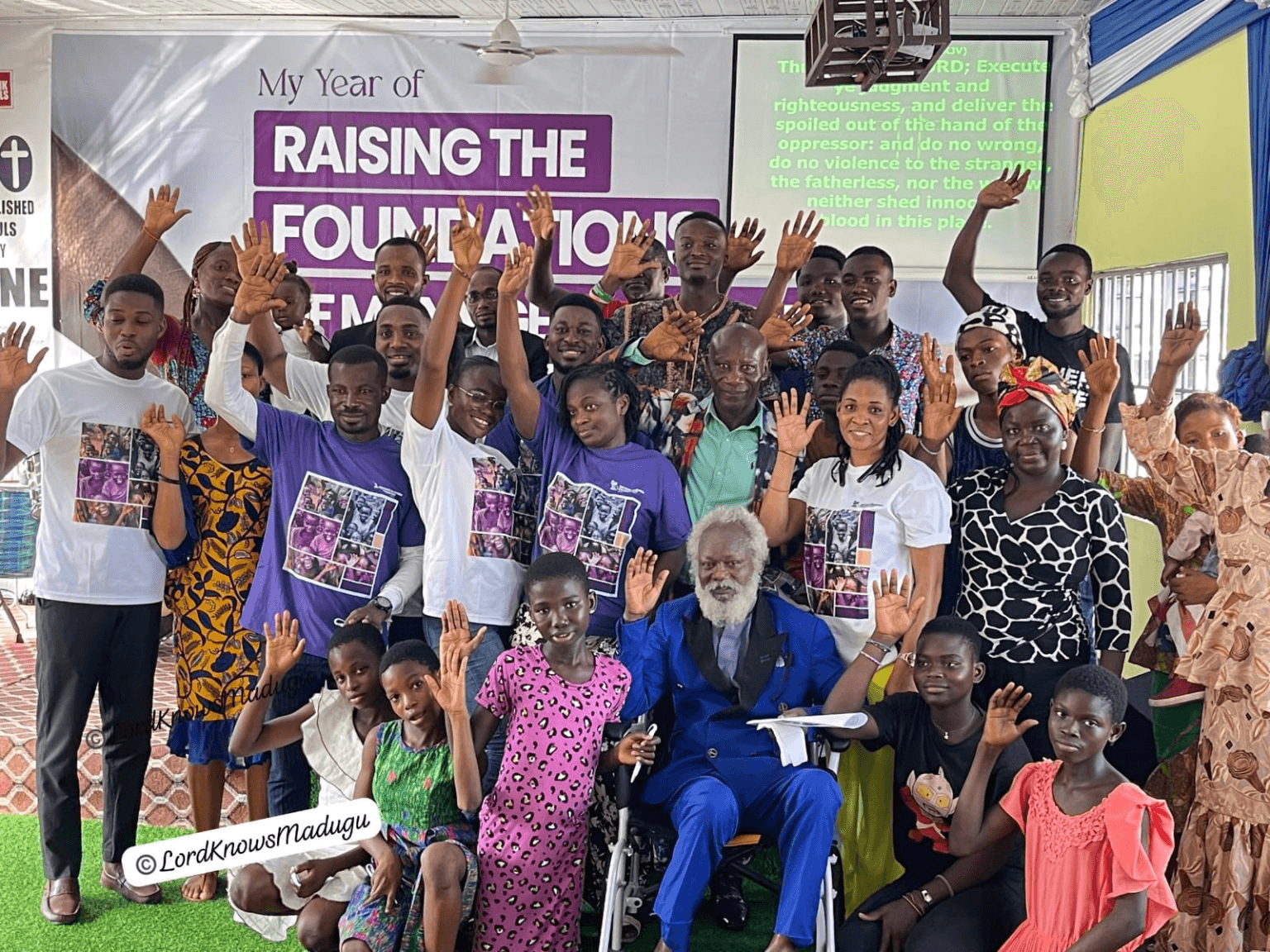 A diverse community gathering - Beyond Blessed Foundation, a movement of hope